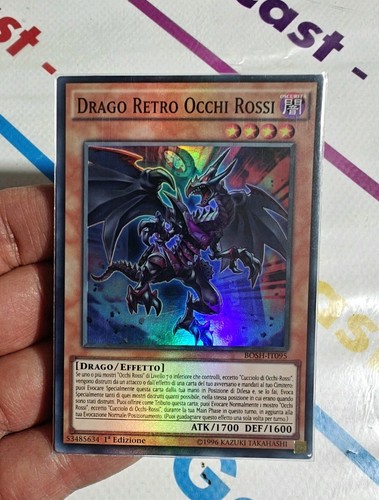 Drago retro occhi - retro,
