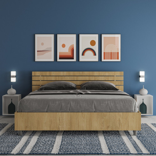 Letto matrimoniale contenitore
