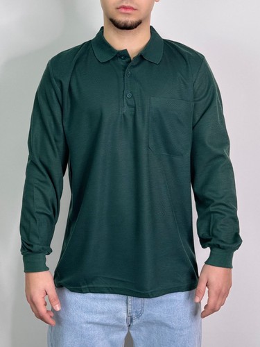 Polo uomo cotone piquet manica - cotone,