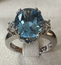 ANELLO IN ORO BIANCO 18kt. CON