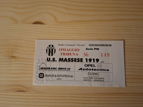 Biglietto stadio massese - stadio,