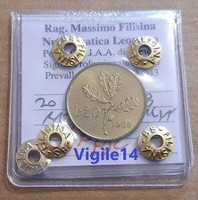   20 LIRE 1968  FDC