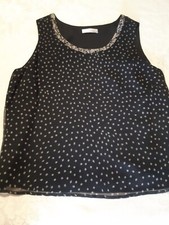 Canotta / top donna CORTE dei GONZAGA  tg. 41 . Seta 100 %.