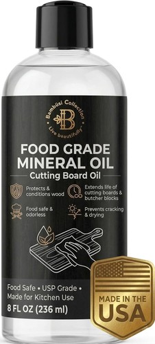 Olio minerale per tagliere