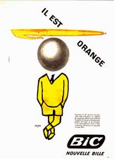 PUB STYLO BIC par " SAVIGNAC "