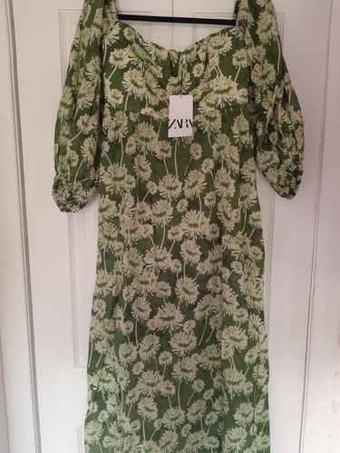 Abito zara verde - verde, spalle
