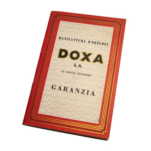 Rara garanzia bianca doxa - doxa, anni