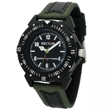 Orologio uomo Sector Expander 90- R3251197059 con cinturino in pelle Pvd verde e