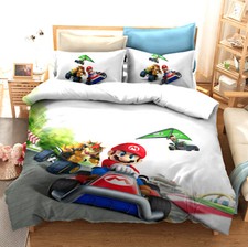 Simile Super Mario Letto Copri Piumone Copripiumino Duvet Cover Set DUVPR08B
