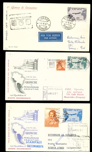 Storia postale 1961 - postale-1961, repubblica