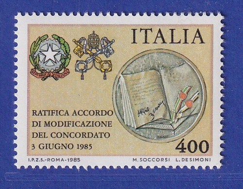 Italia 1985 nuovo concordato - 1985,