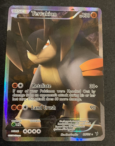 Terrakion 101 pokemon noble - terrakion, 99/101