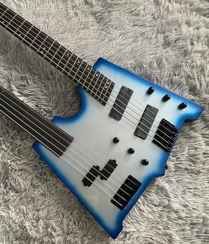 Basso elettrico blu - elettrico, doppio