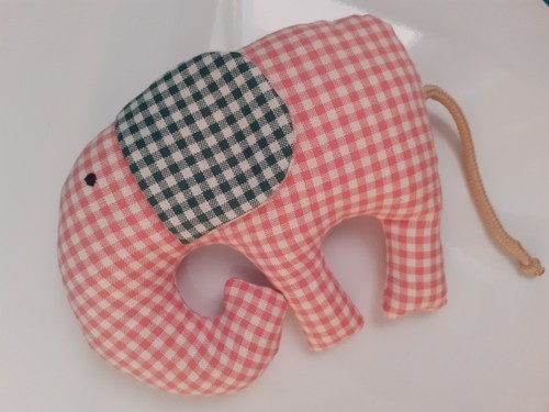 Elefante stoffa rosa - di, a