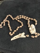 Grande rosario vintage da