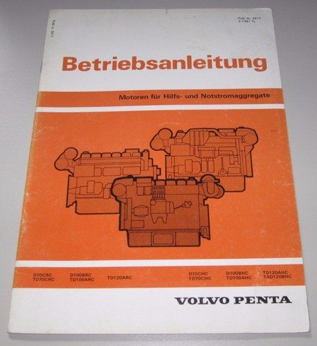 Betriebsanleitung volvo penta - betriebsanleitung,