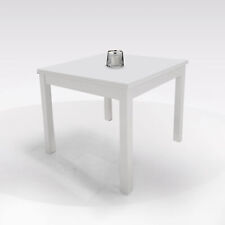 TAVOLO A LIBRO CM 90X90 LACCATO BIANCO