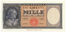 1000 LIRE ITALIA ORNATA DI