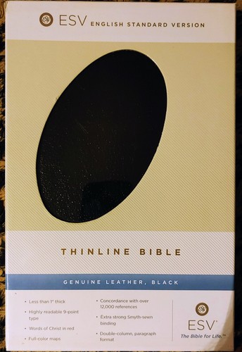 Esv thinline bible - thinline, genuine