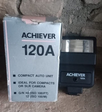 FLASH ACHIEVER 120A VINTAGE ANNI 70 FOTOCAMERA CON SCATOLA ORIGINALE
