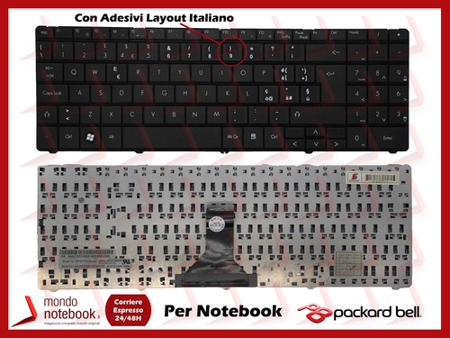 Tastiera notebook packard - notebook, bell