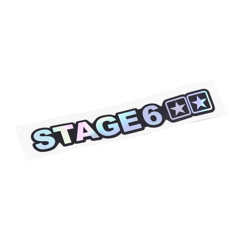 Adesivo olografico stage - adesivo,
