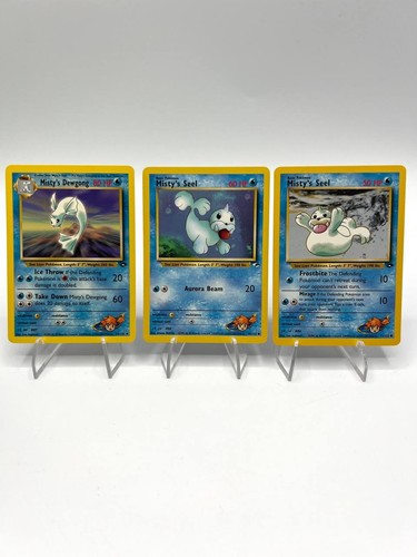Carte pokemon misty dewgong - carte, misty's