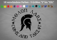 Adesivo Molon Labe Come and