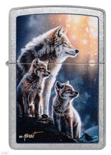 Zippo wolf family by - zippo, mazzi