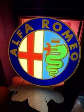 Alfa romeo insegna luminosa - insegna,