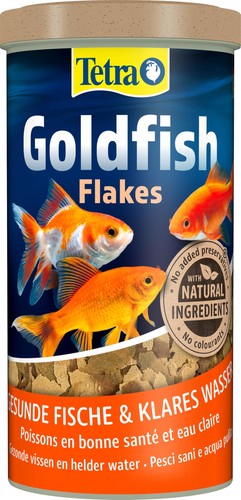 Goldfish flakes mangime - flakes, in