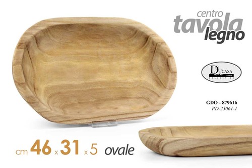 Centro tavola vassoio ovale - tavola,