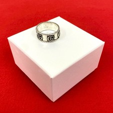 Anello Gucci doppio G largo