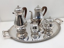 Christofle, Gallia - Servizio di tazze da tè - "Malmaison" - Placcato argento