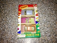 BOX 3 MACCHININE SUPER SPORTS CAR MADE IN CHINA ANNI 80 NUOVO