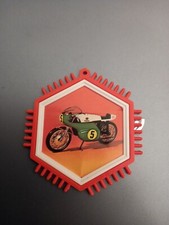 FIGURINA INVERNIZZI / LOCATELLI ANNI 70 PLASTICA MOTO YAMAHA GRAN PRIX 350 TZ