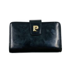 Portafoglio Zip Around Donna Nero In Vera Pelle 100% PIERRE CARDIN