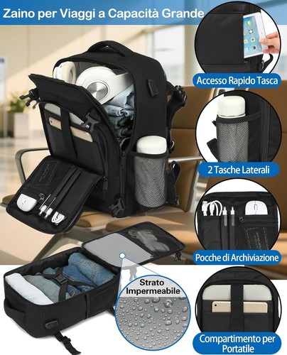 Zaino 40x20x25 ryanair - zaino,