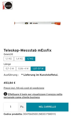 Metro telescopico - metro,