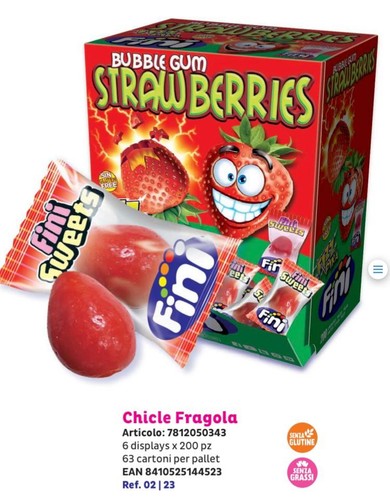 Fini gum fragola - fragola, 200