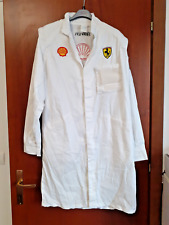 GREMBIULE CAMICE BIANCO SCUDERIA FERRARI DA TECNICO SALA ESPERIENZE TAGLIA M