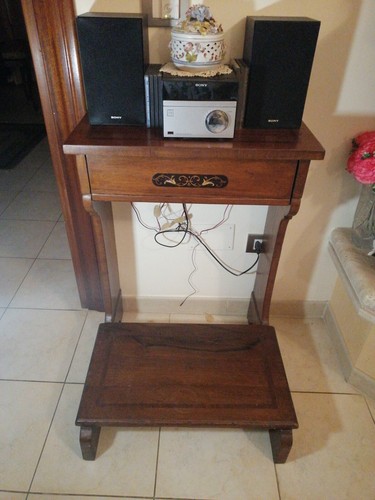 Inginocchiatoio antico legno - inginocchiatoio,