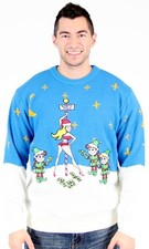 Maglione Adulto Blu Tacky