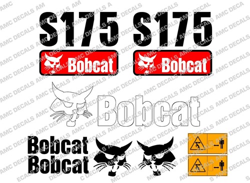 Decalcomania set per bobcat - per,