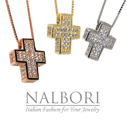 Collana croce argento - collana, 925