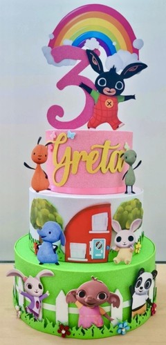Torta scenografica bing - torta,