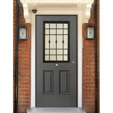 Porta blindata con - grata, e