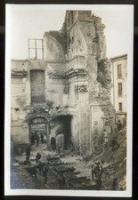 TERREMOTO della MARSICA-SORA 1915-FOTO ORIGINALE-RARA e PERFETTA