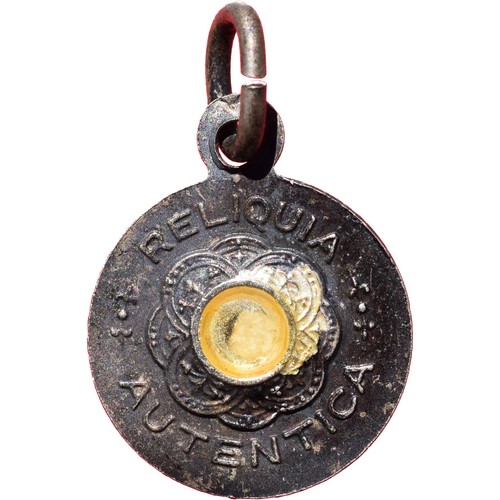 Raro reliquiario padre damien - padre,