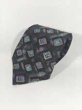 HUGO BOSS cravatta tie 100%seta silk multicolore geometrico A911